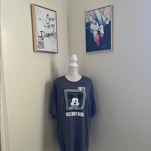 Disney Black Mickey Mouse 1971 T-Shirt